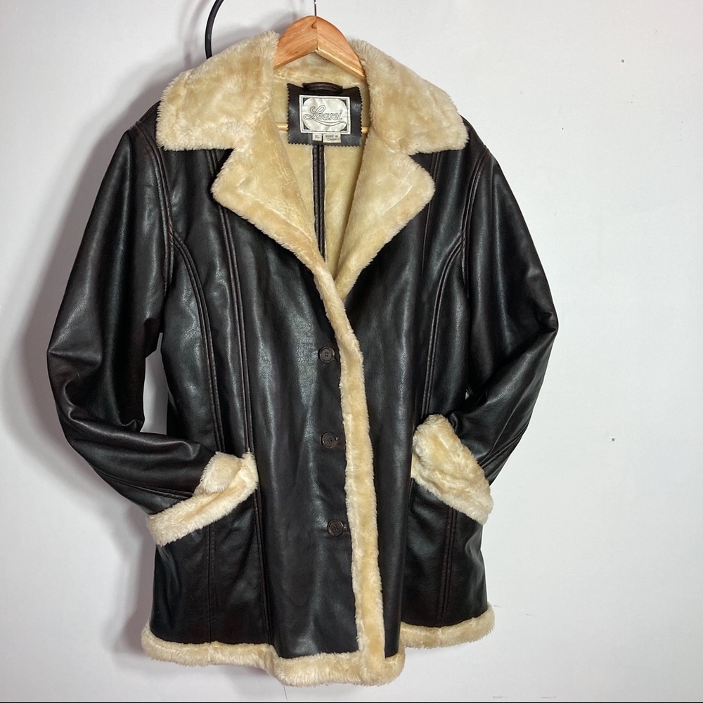 Vintage faux Sherpa coat